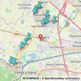 Mappa Via Dino Campana, 50058 Signa FI, Italia (2.68077)