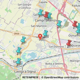 Mappa Via Dino Campana, 50058 Signa FI, Italia (2.8625)