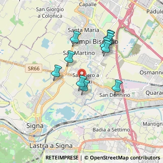 Mappa Via Dino Campana, 50058 Signa FI, Italia (1.66455)