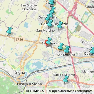 Mappa Via Dino Campana, 50058 Signa FI, Italia (2.514)