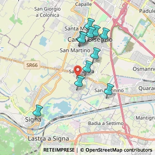 Mappa Via Dino Campana, 50058 Signa FI, Italia (1.87727)