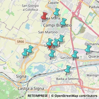 Mappa Via Dino Campana, 50058 Signa FI, Italia (1.9025)