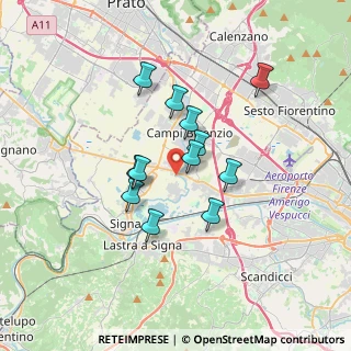 Mappa Via Dino Campana, 50058 Signa FI, Italia (2.78)