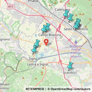 Mappa Via Dino Campana, 50058 Signa FI, Italia (5.03727)