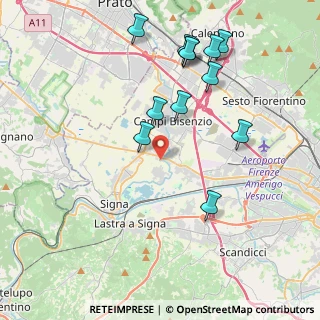 Mappa Via Dino Campana, 50058 Signa FI, Italia (4.37)