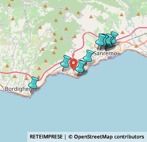 Mappa Strada Capo Nero, 18038 Sanremo IM (3.11583)