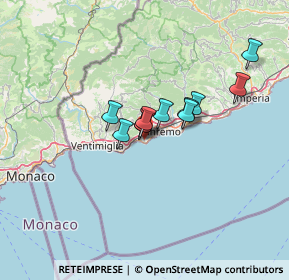 Mappa Strada Capo Nero, 18038 Sanremo IM (8.90364)