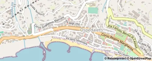 Mappa Ospedaletti