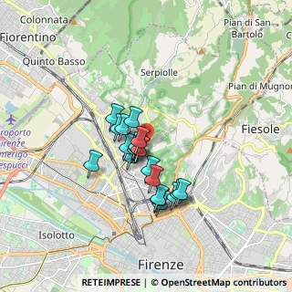 Mappa Via Ellen Gould White, 50139 Firenze FI, Italia (1.2745)