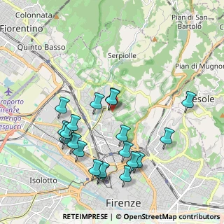 Mappa Via Ellen Gould White, 50139 Firenze FI, Italia (2.134)