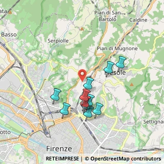 Mappa Vicolo del Cionfo, 50139 Firenze FI, Italia (1.68727)