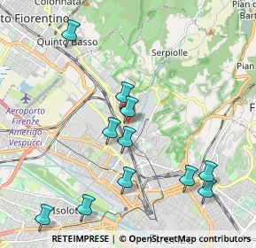Mappa Via Ugo Corsi, 50141 Firenze FI, Italia (2.26091)