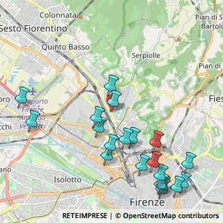 Mappa Via Aldo Zucchi, 50141 Firenze FI, Italia (2.6205)