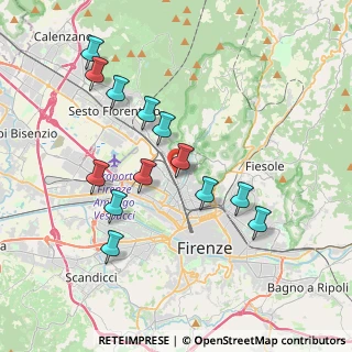 Mappa Via Aldo Zucchi, 50141 Firenze FI, Italia (3.79462)