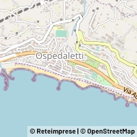 Kaart Ospedaletti