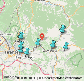 Mappa Via del Fulioni, 50065 Pontassieve FI, Italia (7.60909)