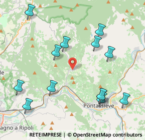 Mappa Via del Fulioni, 50065 Pontassieve FI, Italia (4.81615)