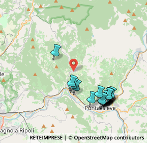 Mappa Via del Fulioni, 50065 Pontassieve FI, Italia (4.4005)