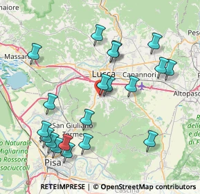 Mappa Via Stipeti, 55060 Capannori LU, Italia (8.819)