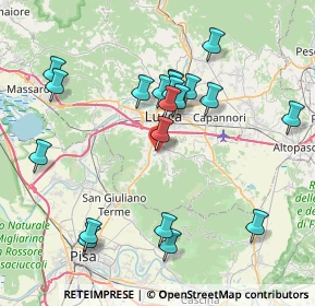 Mappa Via Stipeti, 55060 Capannori LU, Italia (8.104)