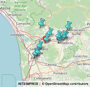 Mappa Via Stipeti, 55060 Capannori LU, Italia (10.11417)