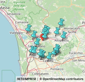 Mappa Via Stipeti, 55060 Capannori LU, Italia (11.194)