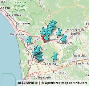 Mappa Via Stipeti, 55060 Capannori LU, Italia (9.8275)