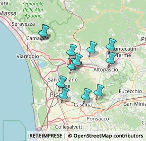 Mappa Via Stipeti, 55060 Capannori LU, Italia (12.185)