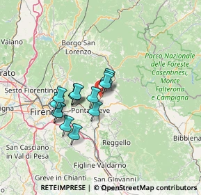 Mappa Località Masseto, 50068 Rufina FI, Italia (10.42)
