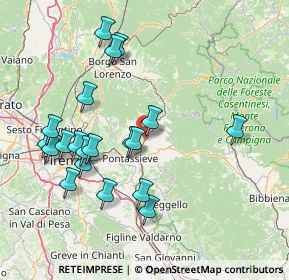 Mappa Località Masseto, 50068 Rufina FI, Italia (16.3925)