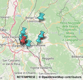 Mappa Località Masseto, 50068 Rufina FI, Italia (13.3465)