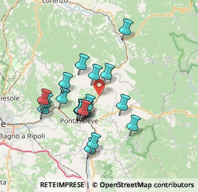 Mappa Località Masseto, 50068 Rufina FI, Italia (6.3845)