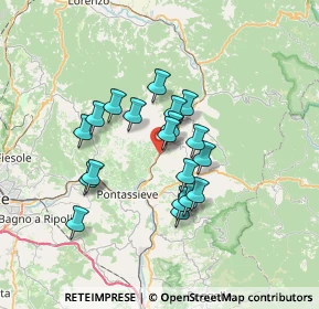 Mappa Località Masseto, 50068 Rufina FI, Italia (5.61474)
