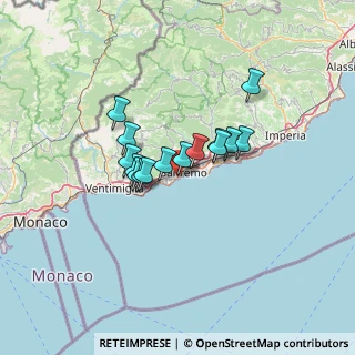 Mappa Vicolo Foce, 18038 Sanremo IM, Italia (9.23467)