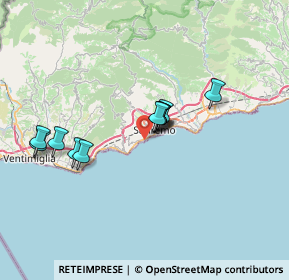 Mappa Vicolo Foce, 18038 Sanremo IM, Italia (6.02727)