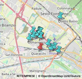 Mappa Via E. Fermi, 50019 Sesto Fiorentino FI, Italia (0.92)