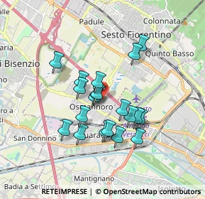 Mappa Via E. Fermi, 50019 Sesto Fiorentino FI, Italia (1.4595)