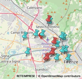 Mappa Via E. Fermi, 50019 Sesto Fiorentino FI, Italia (3.82889)