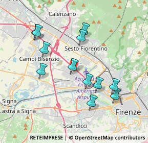 Mappa Via E. Fermi, 50019 Sesto Fiorentino FI, Italia (3.81667)