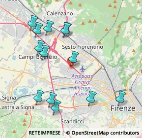Mappa Via E. Fermi, 50019 Sesto Fiorentino FI, Italia (4.50923)
