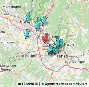 Mappa Via E. Fermi, 50019 Sesto Fiorentino FI, Italia (5.24929)