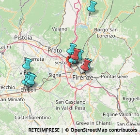 Mappa Via E. Fermi, 50019 Sesto Fiorentino FI, Italia (13.12833)