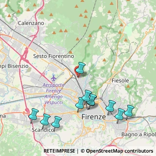 Mappa Firenze, 50141 Firenze FI, Italia (5.05727)