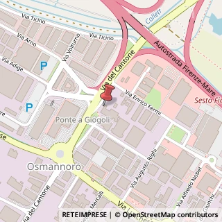 Mappa Via del Cantone, 29, 50019 Sesto Fiorentino, Firenze (Toscana)