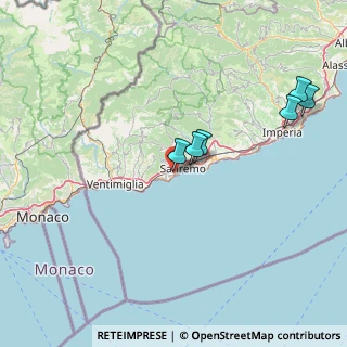 Mappa Via Pietralunga, 18038 Sanremo IM, Italia (48.82)