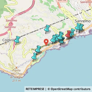 Mappa Via Pietralunga, 18038 Sanremo IM, Italia (0.903)