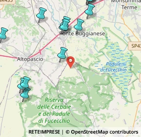 Mappa Via del Felciaione Querce, 50054 Fucecchio FI, Italia (6.406)