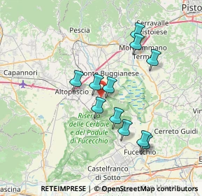 Mappa Via del Felciaione Querce, 50054 Fucecchio FI, Italia (6.51182)