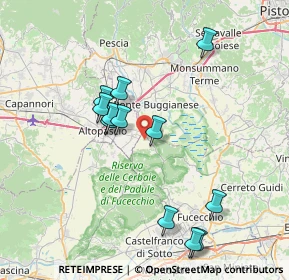 Mappa Via del Felciaione Querce, 50054 Fucecchio FI, Italia (7.51583)