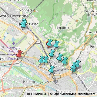 Mappa Via Nino Oxilia, 50141 Firenze FI, Italia (2.16667)